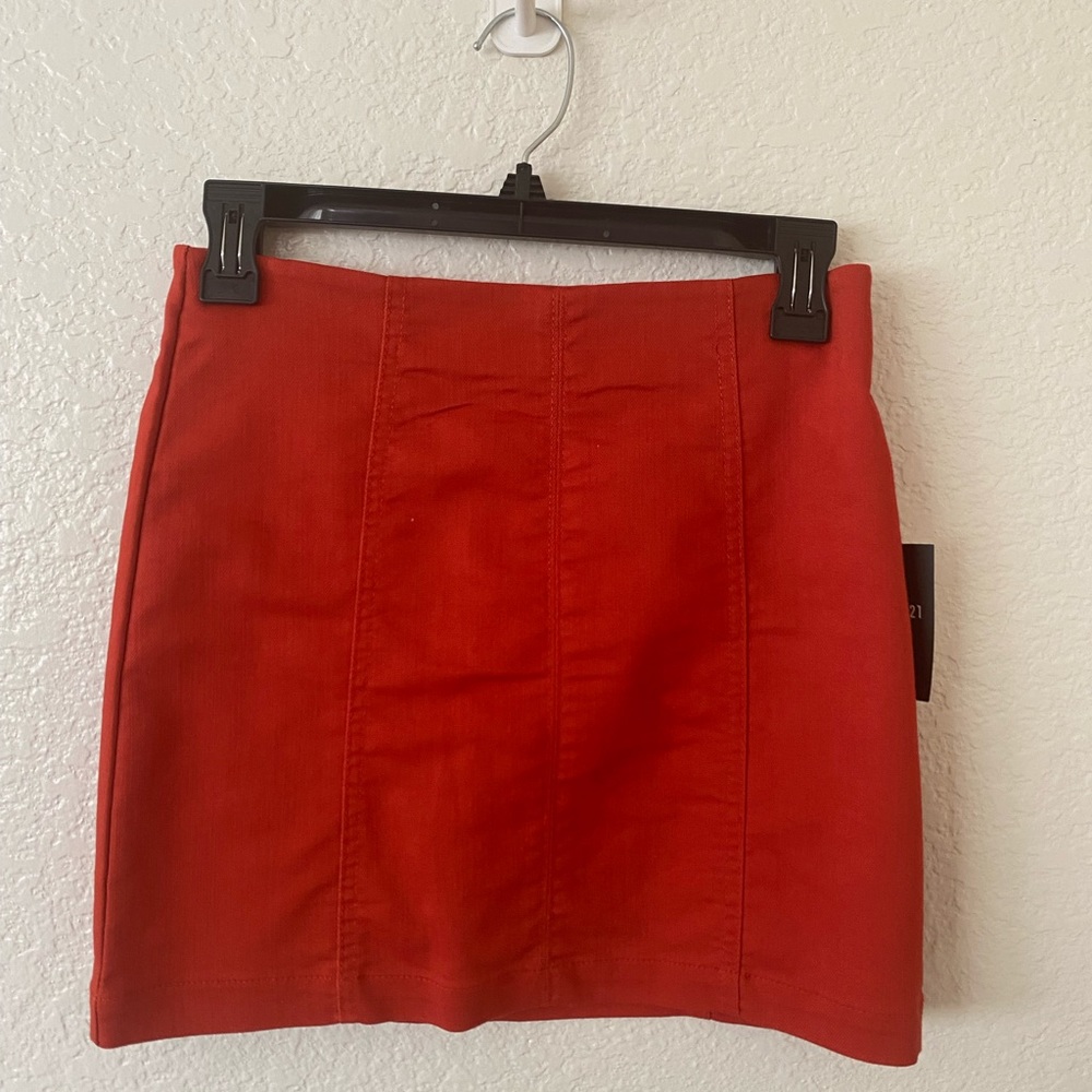 Forever 21 Red Mini Skirt